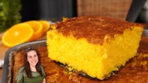 Bolo de Laranja sem Farinha e sem Leite