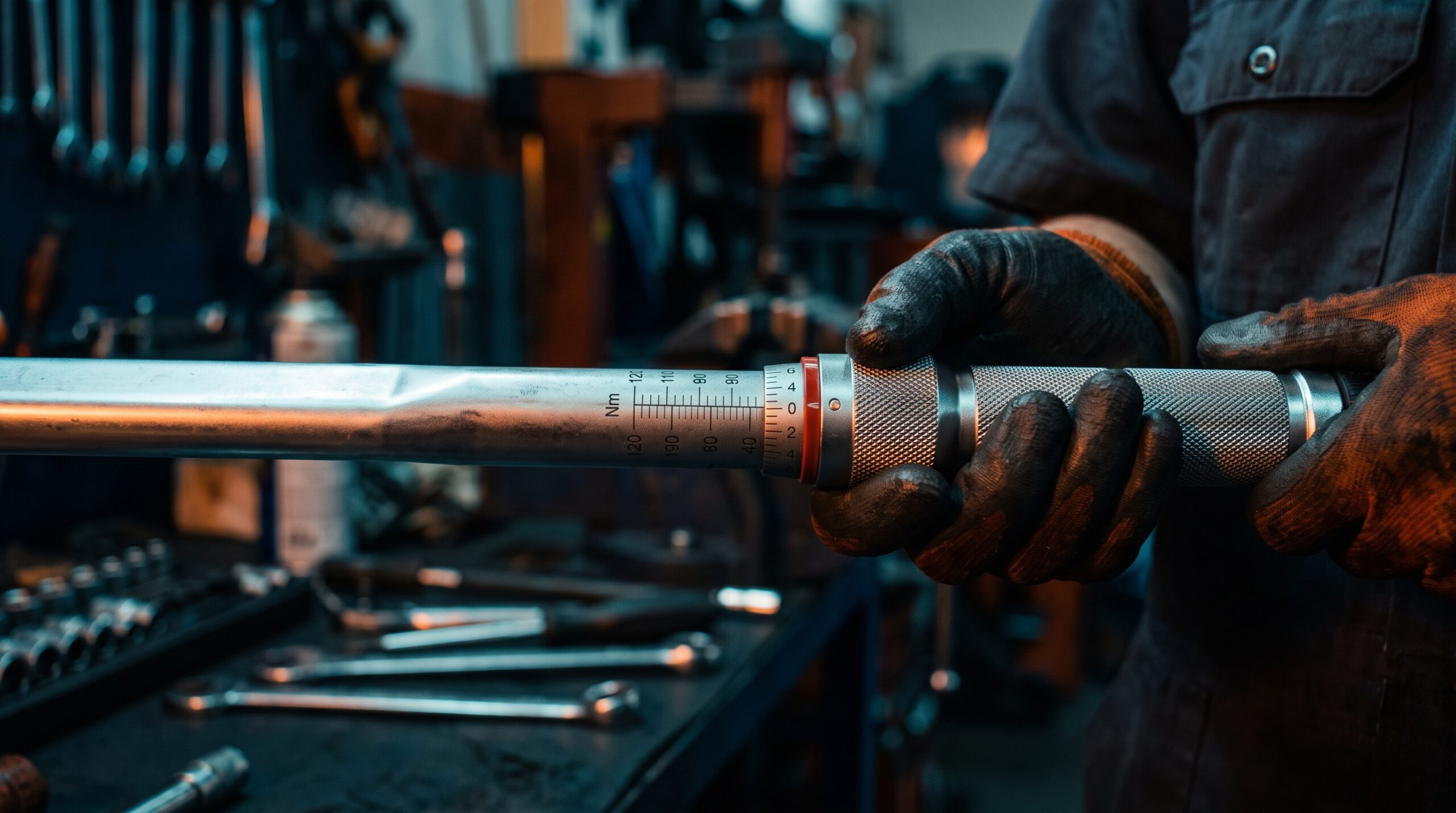 Escala de ajuste de torque da chave TEKTON